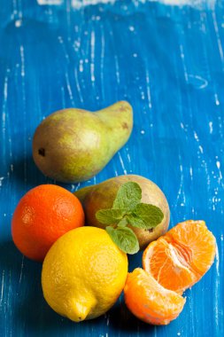 taze çeşitli meyve