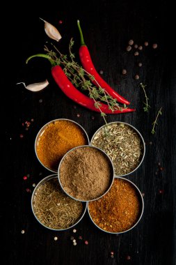 Pul biber ve specis karışımı