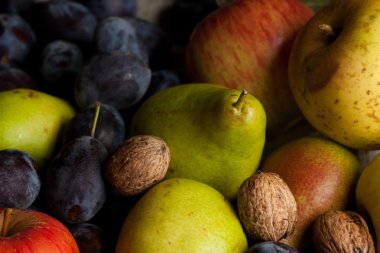 taze çeşitli meyve