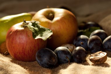 taze çeşitli meyve