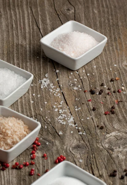 Salt and pepper — Stock Photo, Image