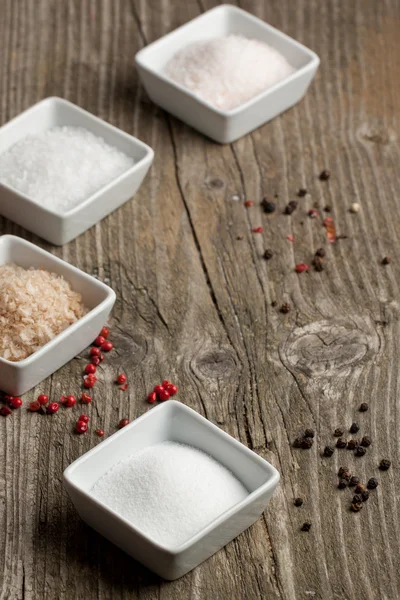 Salt and pepper — Stock Photo, Image