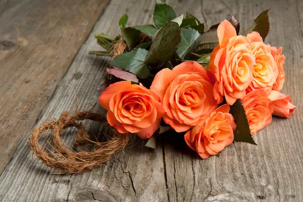 Orange roses — Stock Photo, Image