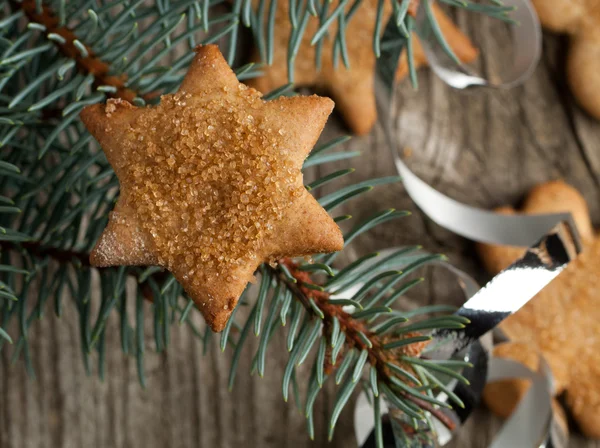 Kerstmis zelfgemaakte cookie — Stockfoto