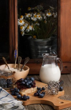 yaban mersini ile pasta