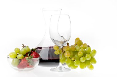 şarap ve meyve
