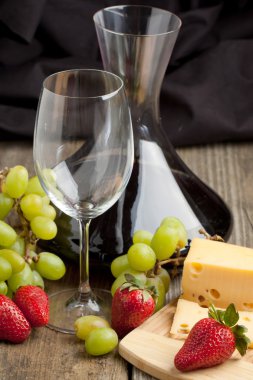 şarap ve meyve