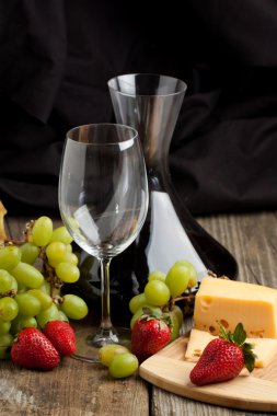 şarap ve meyve