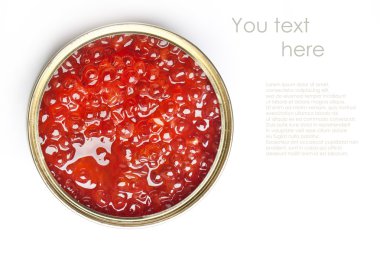 Kırmızı havyar konservesi