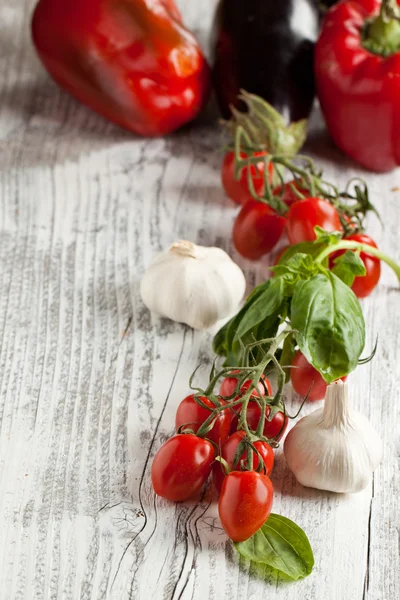 Tomates cereja — Fotografia de Stock