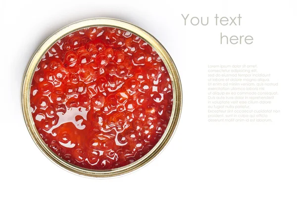 Kırmızı havyar konservesi