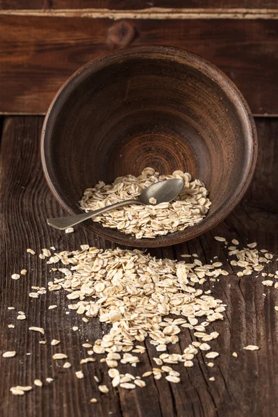 Harina de avena dispersa — Foto de Stock