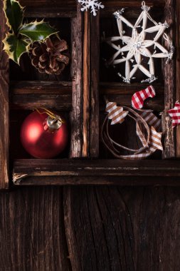 Noel kartı oyuncak kutusu