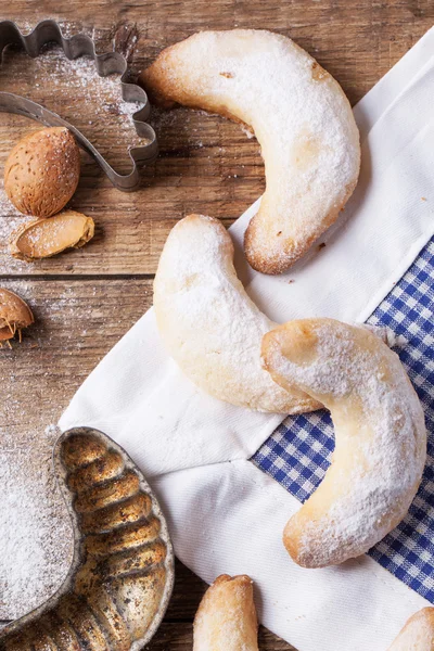 Сахарное печенье с миндалем — стоковое фото