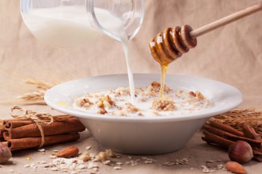 우유와 꿀 muesli