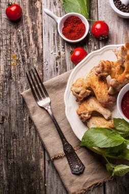 ızgara tavuk kanadı