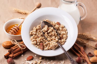 우유와 꿀 muesli