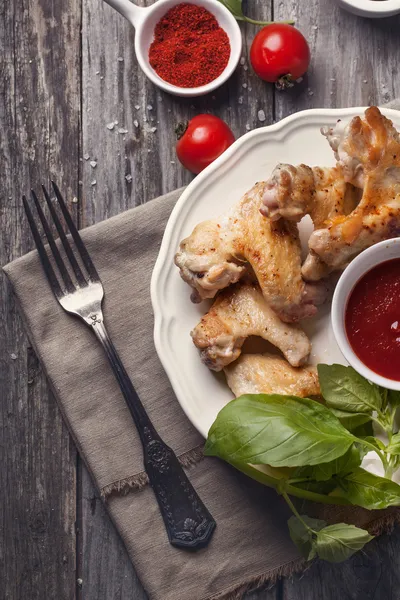 ızgara tavuk kanadı