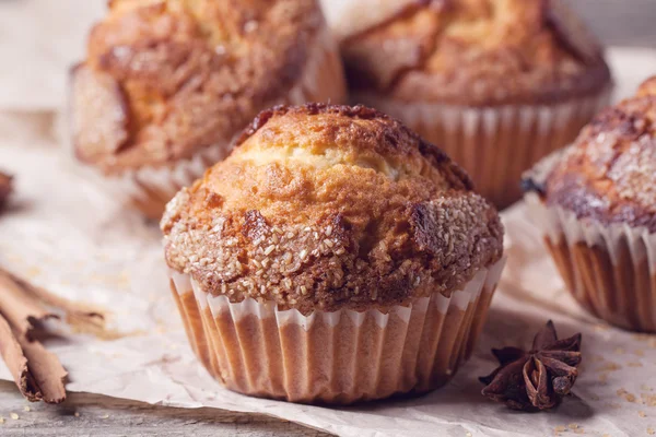 Zuckermuffins mit Anis — Stockfoto