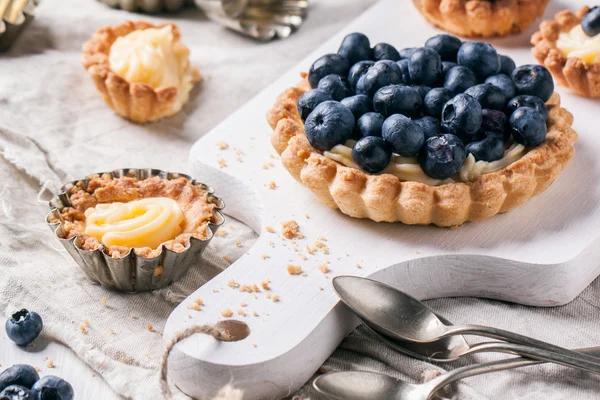 Blueberry tarts — Stock Photo, Image