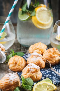 limonata ile profiterol pasta