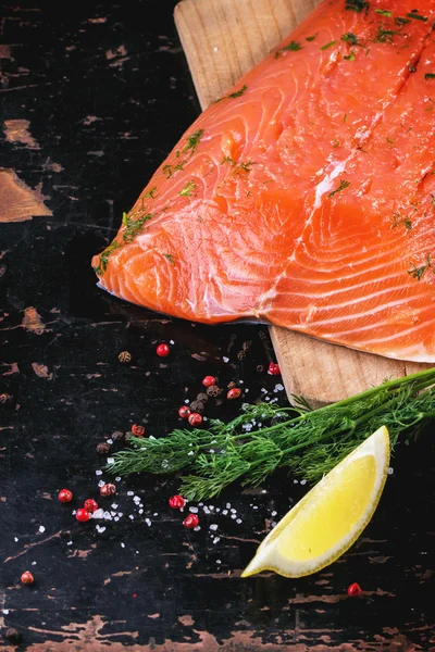 Salted salmon — Stock Photo, Image
