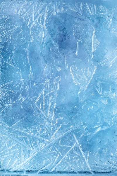 Blue Ice Abstract Creative Winter Background — Stock Photo, Image