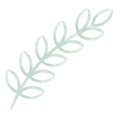 Yaprak suluboya element çizimi 