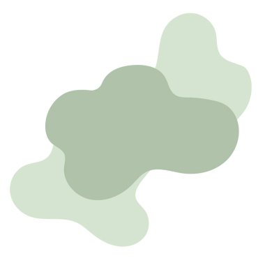 Soyut Geometrik Doddle Şekil Pastel Rengi