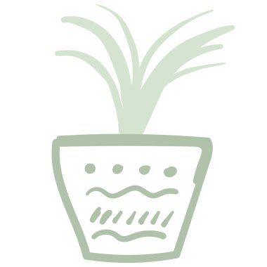 Botanik El Çizimi Şirin Çizim Ögesi