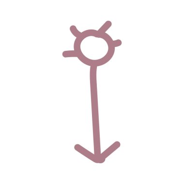 şirin ok elemanı vektör çizimi