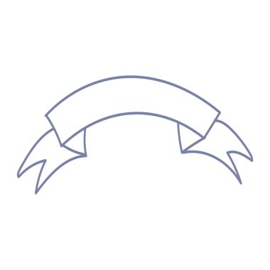 el çizimi kurdele soyut element tasarımı