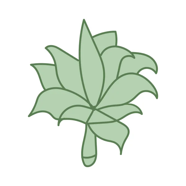 Cute Nature Leaf Illustration Vector Elements Design — Archivo Imágenes Vectoriales