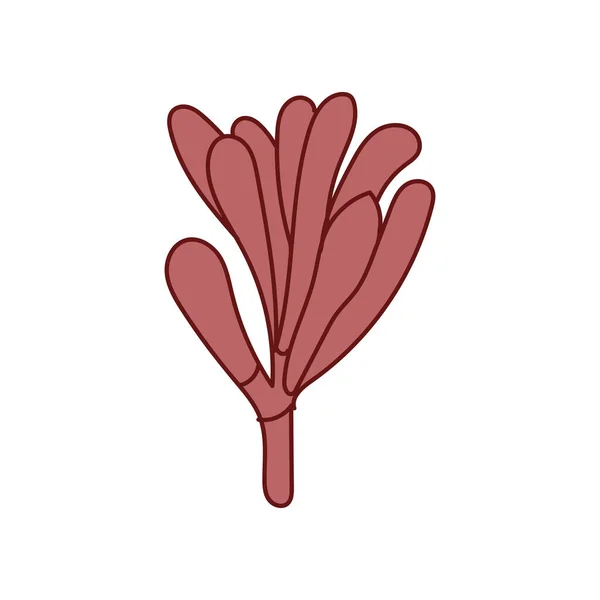 Cute Nature Leaf Illustration Vector Elements Design — Stockový vektor