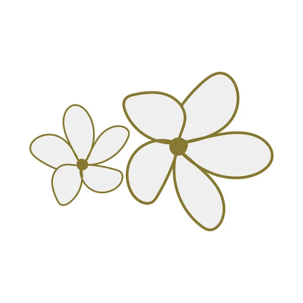 Flower Illustration Vector Elements Design — 图库矢量图片