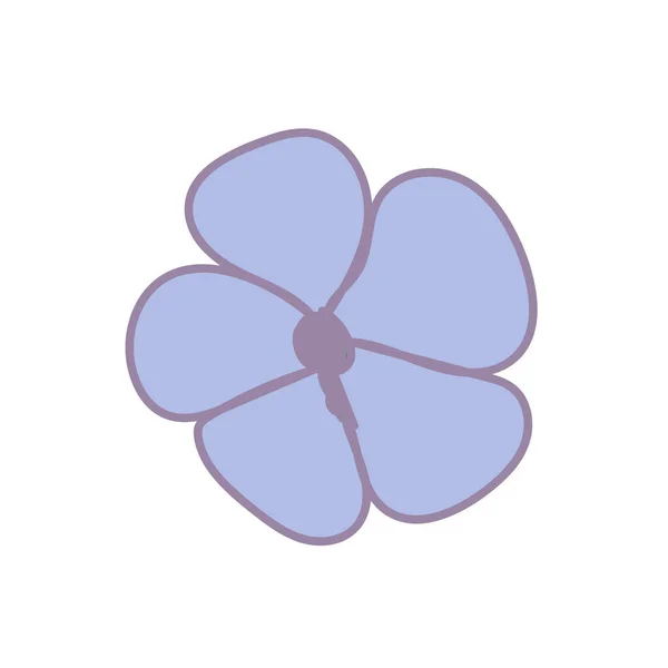 Flower Illustration Vector Elements Design — Vetor de Stock