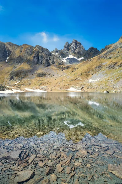 Meer Ponteranica Met Berg Valletto Orobie Alpen Brembana Vallei Bergamo — Stockfoto