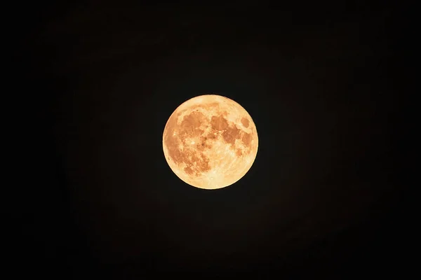 Bulan Purnama Difoto Dari Italia Utara Juli 2022 — Stok Foto