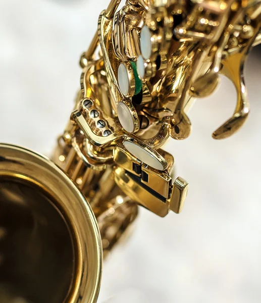 Close-up of trumpet — Stock Photo, Image