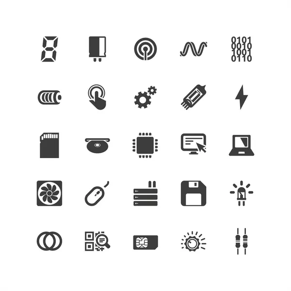devre şeması Icons set