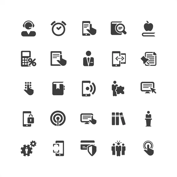 Conjunto de iconos de negocio — Archivo Imágenes Vectoriales