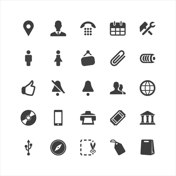 Social Icons Set — Stock Vector