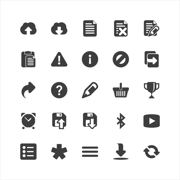 Set de iconos sociales — Vector de stock