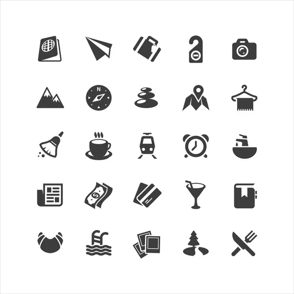 seyahat simgeleri ayarlandı