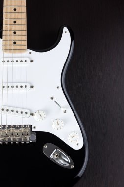 elektro gitar vücut yakın çekim