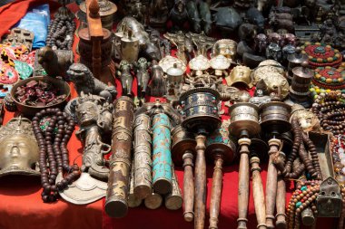 geleneksel Hatıra Eşyası (nepal, kathmandu pazarda demet)