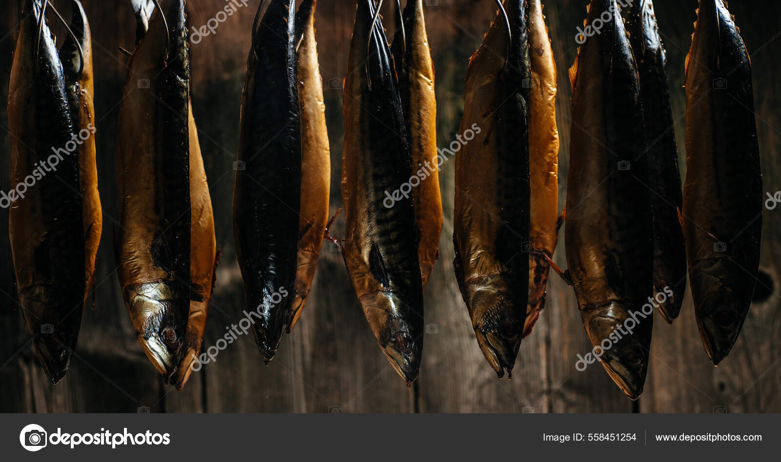 Smoked Fish Mackerel Scomber Smokehouse Smoking Process Fish