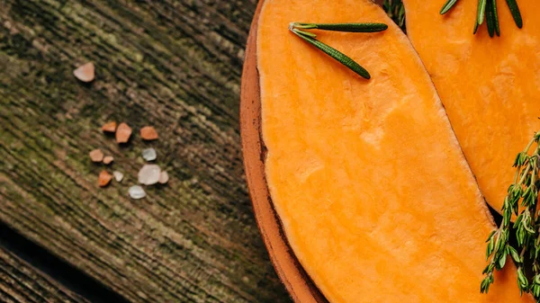 Louisiana Beauregard Süßkartoffeln Bio Orangen Süßkartoffeln Oder Batatas Vegane Lebensmittelzutat — Stockfoto