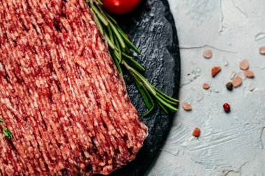 Hafif arkaplan, pano, pankart, pankart, pankart, menü, metin için tarif yeri, üst görünüm,