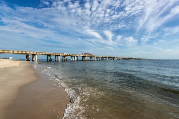 Ponte de baía de chesapeake — Fotografia de Stock